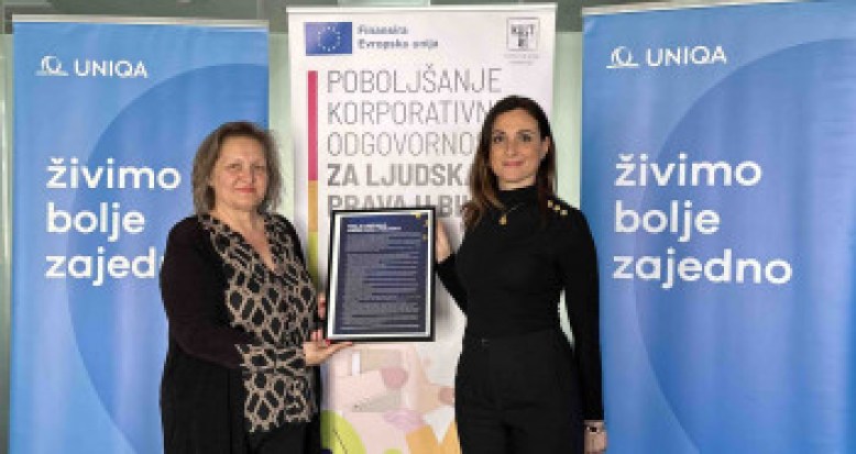 UNIQA osiguranje potpisalo Povelju o po&scaron;tivanju ljudskih prava u poslovanju